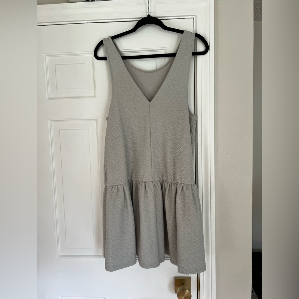 Free People Gray Mini Shift Dress